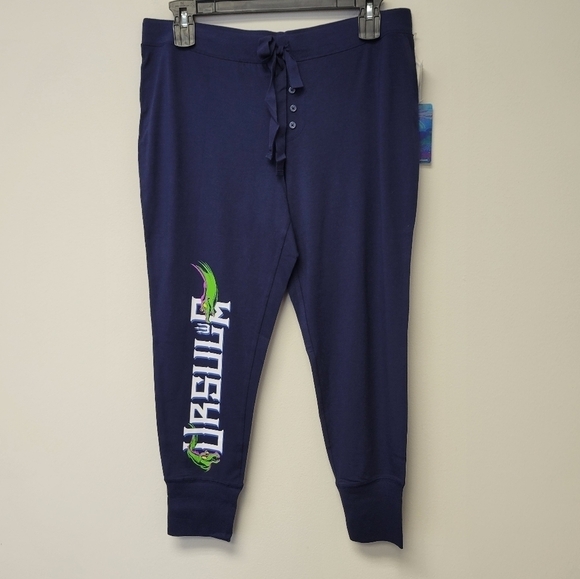 Torrid Disney Ursula Flotsam & Jetsam Sleep Legging Navy Blue 2X - Picture 4 of 10